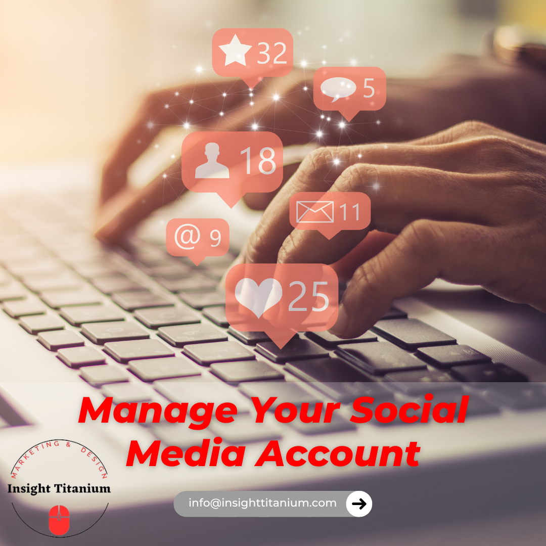 Dark Simple Social Media Management Instagram Post